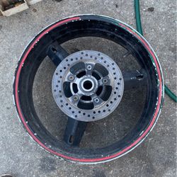 2005 Gsxr600 Rear Rim Part 