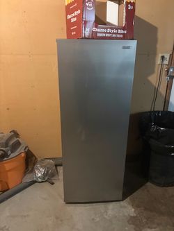 Small fridge and freezer
