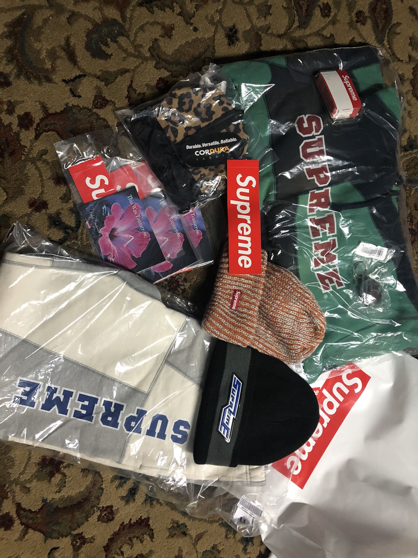 New supreme tees , hoody , hat for sale ASAP !!