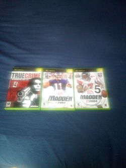Xbox games (3) 5.00 for all
