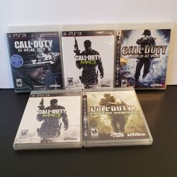 Ps3 Call Of Duty Games Like New With Manuals $10Each Available Today