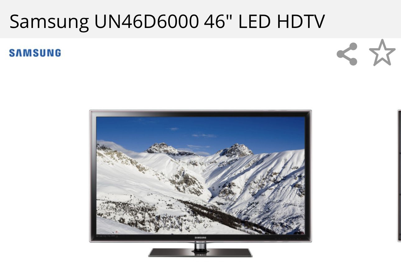 Samsung Led D6000 Series Smart Tv