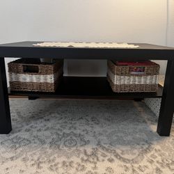 Ikea Coffe Table Black- Brown LACK