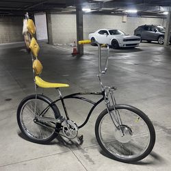 Custom Vintage Schwinn Cruiser Muscle Bike  24 Inch with  2-speed kickback