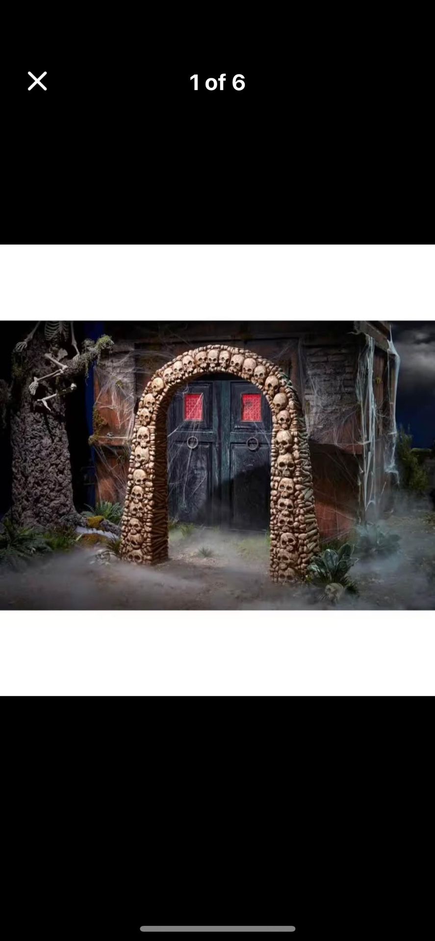 Halloween Skull & Bones Archway