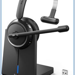 LEVN Wireless Headset 5.2 Bluetooth Headphones with Mic – CT001- OB