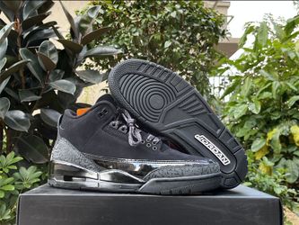 Air Jordan 3 Black Cement Sneakers