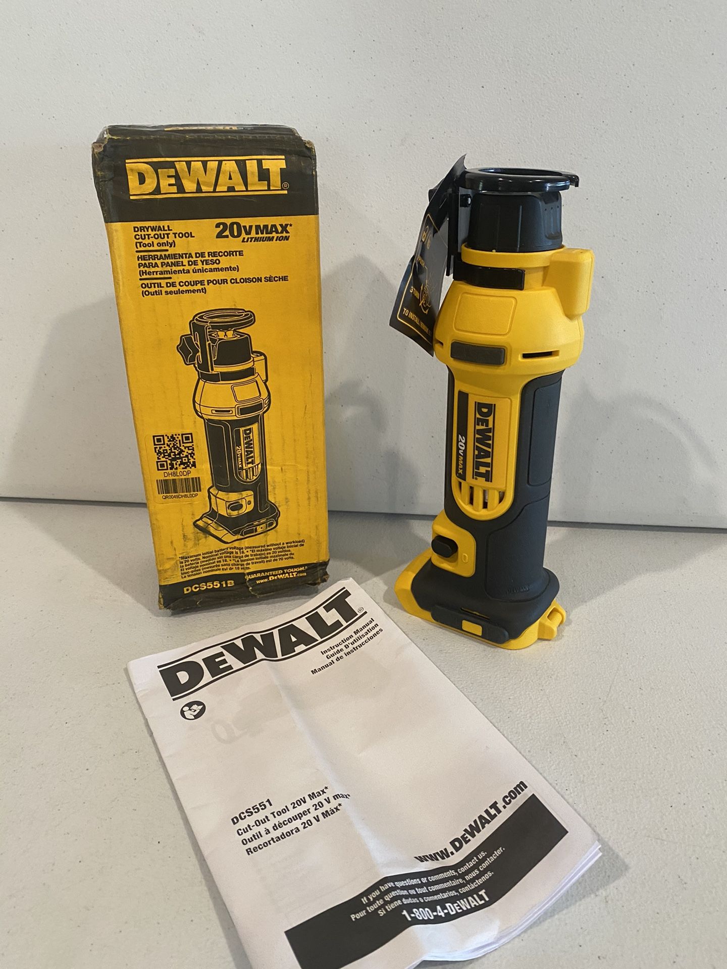 DEWALT 20-Volt MAX Cordless Drywall Cut-Out Tool (Tool-Only)