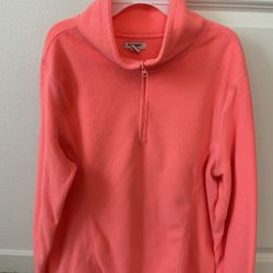 Old Navy Orange Fleece Pullover