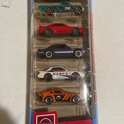 Hotwheels Nissan 5 Pack