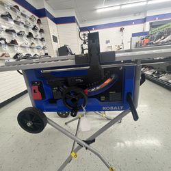Kobalt 10 In 15 Amp 120 Volt Table Saw With Folding Stand 