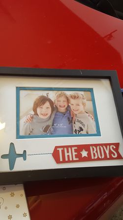 The boys picture frame