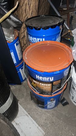 Roofing, Henry 208R Rubberized Wet Patch Sealant, new, Nuevo