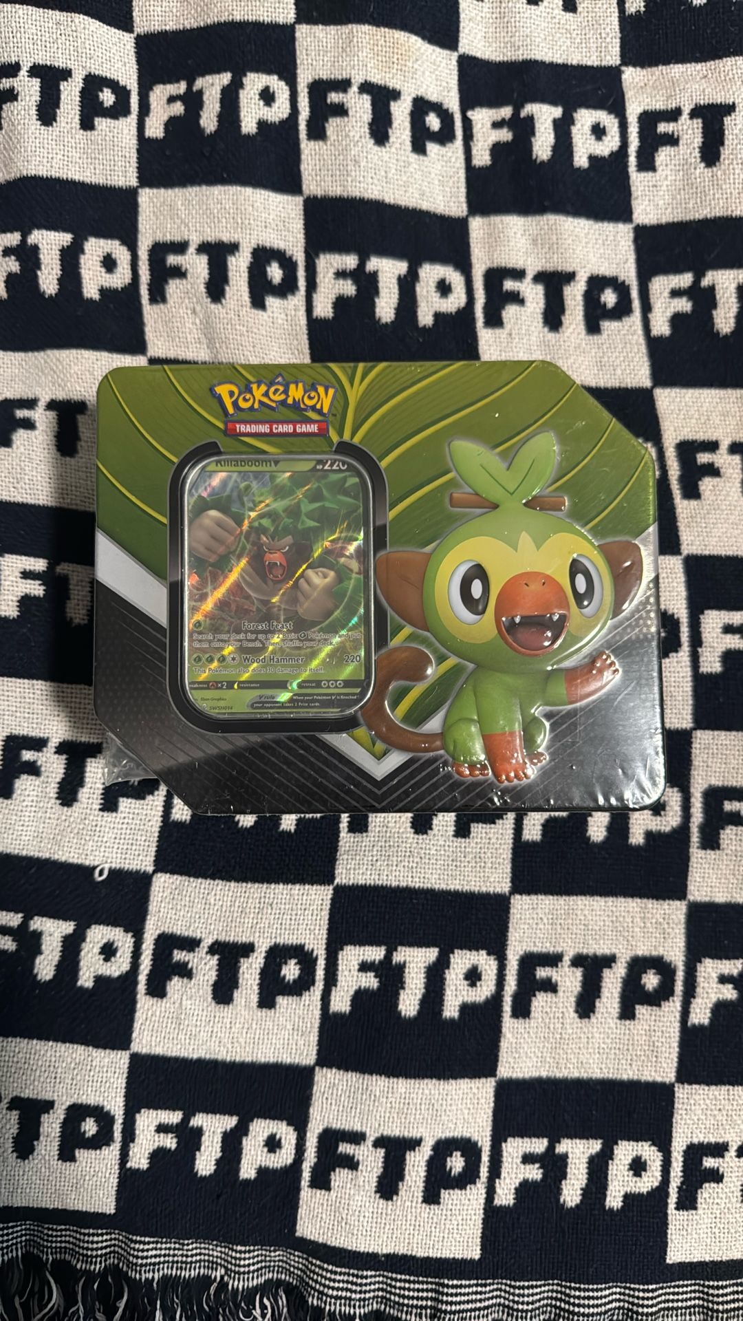 Pokemon TCG Galar Partners Rilaboom V Tin Sealed