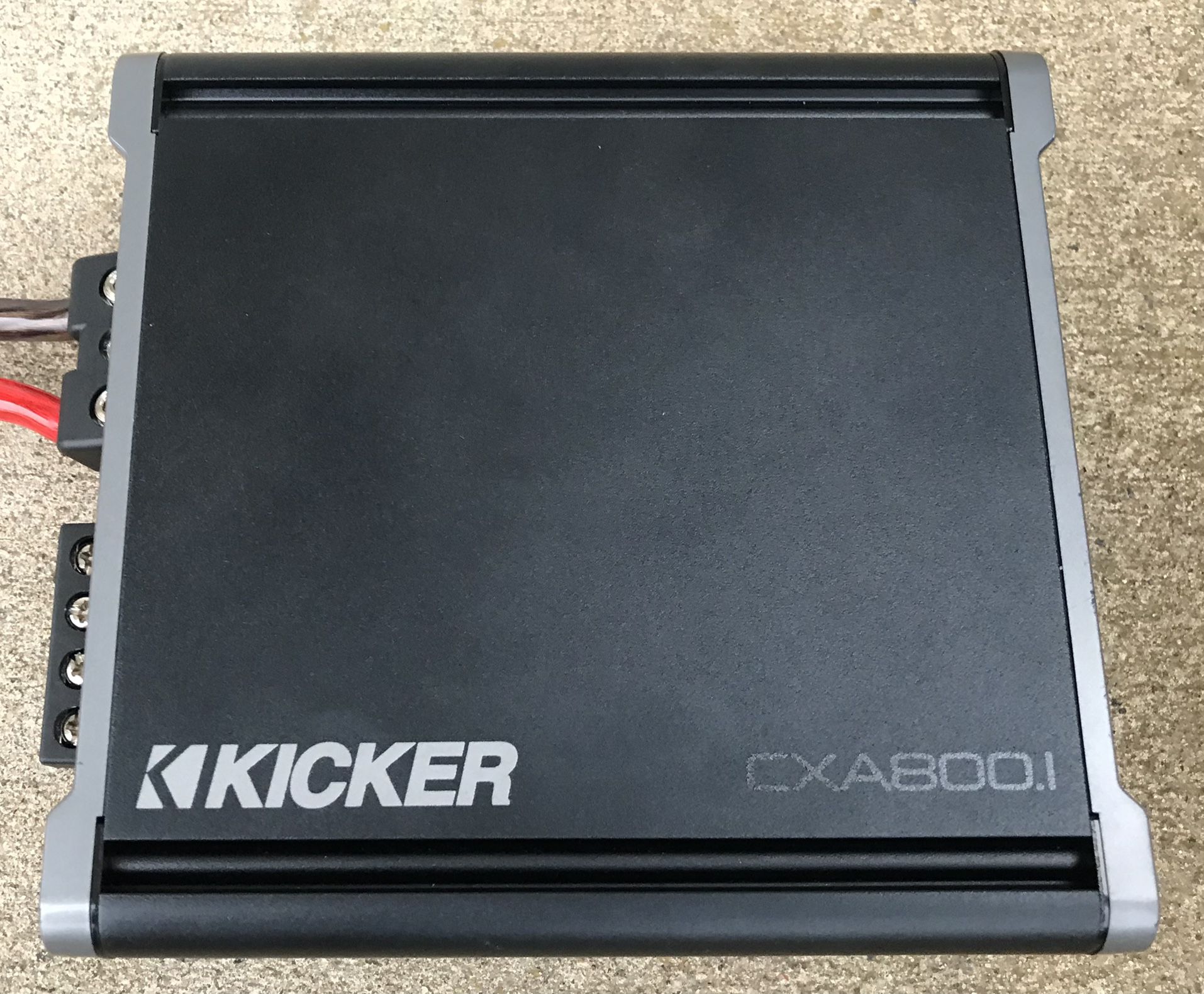 Kicker 46CXA8001 Car Audio Class D Amp Mono 1600W Peak Sub Amplifier CXA800.1 