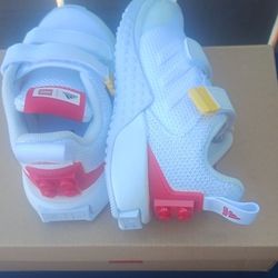 Lego Adidas White Shoes