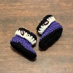 Football Booties Newborn Baby Photo Prop 