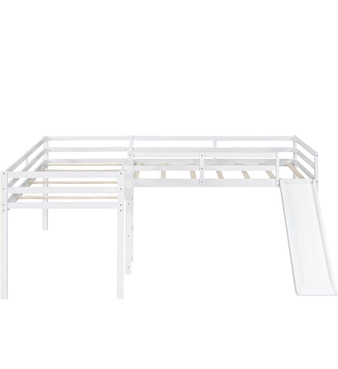 White Twin Bunk Bed