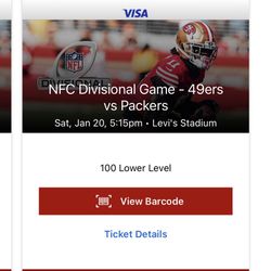 Packers Vs 49ers NFC Division Game 