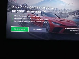 Built in system 65' samsung tv