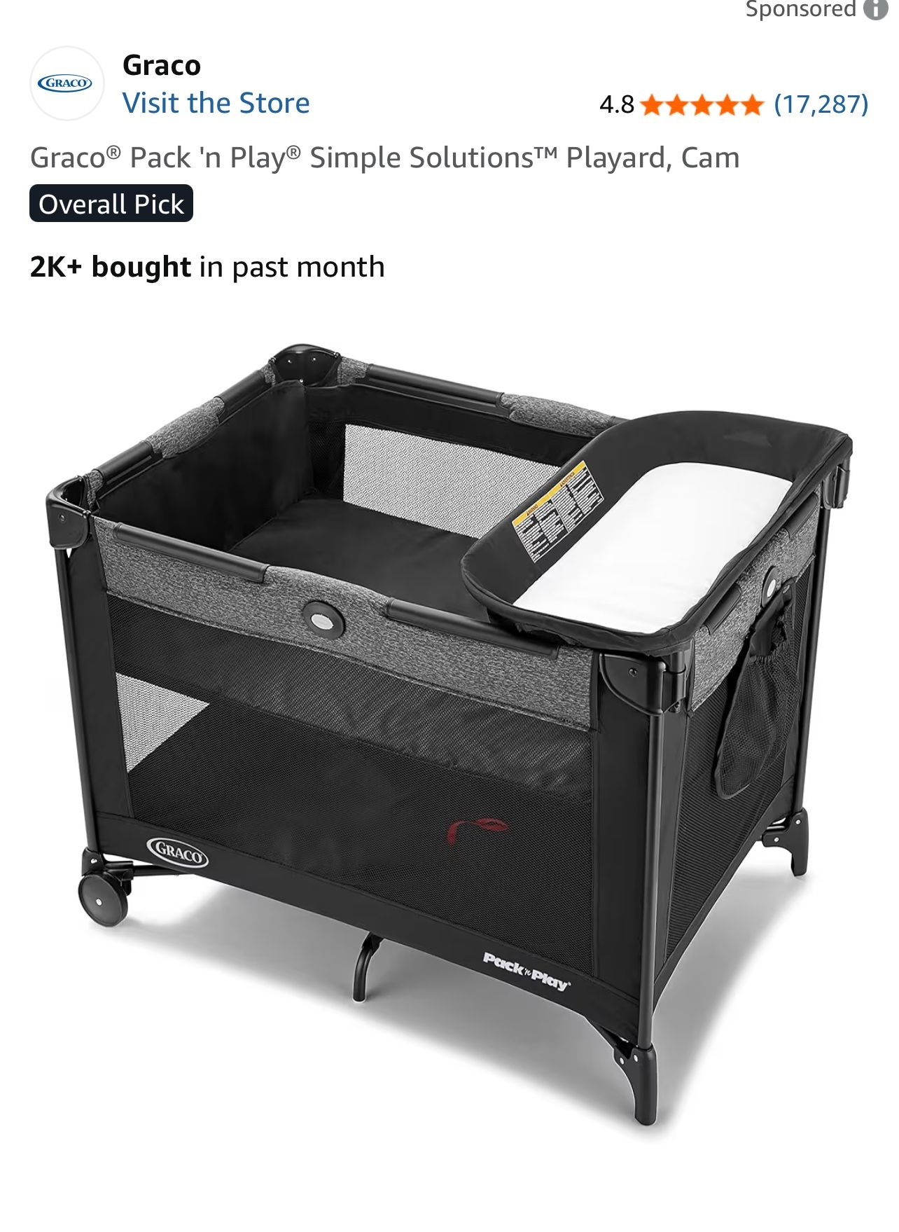 Graco Pack, And Play With Changing Table