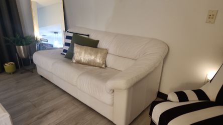 White sectional