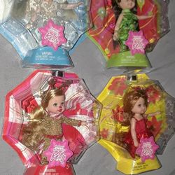 2007 Barbie Kelly Happy Holidays 4 Piece Set 