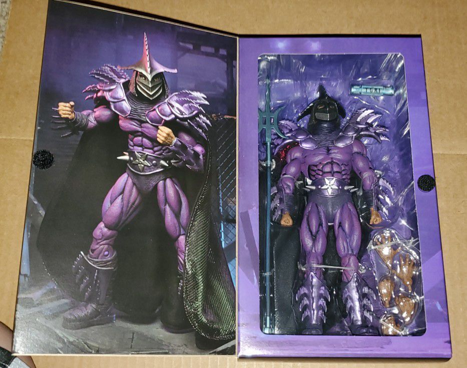 TMNT 30th Anniversery NECA Super Shredder Purple Armor