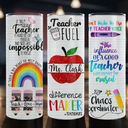 Teacher Appreciation Tumbler