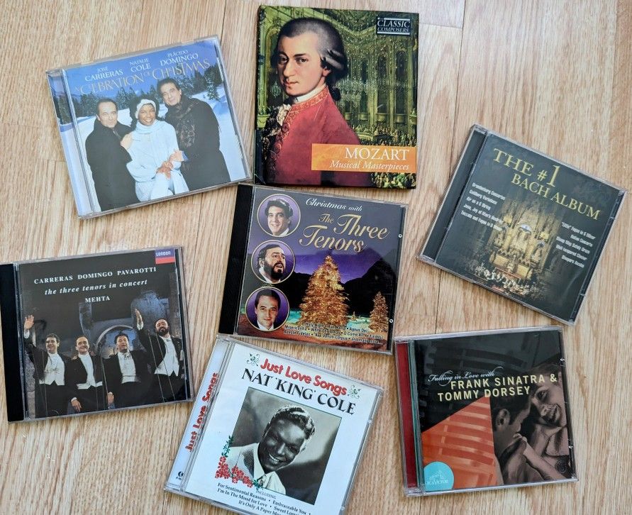 Three Tenors, Sinatra, Nat King Cole bundle