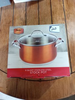 6 quart stainless steel stock pot