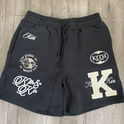 kith fleece curtis shorts