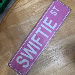 Taylor Swift Decoration Street Sign