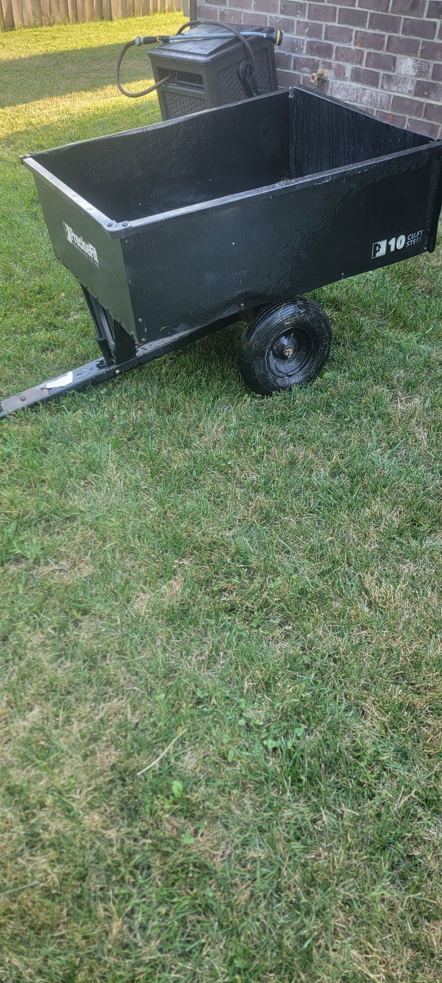 Precision Steel 10 Cubic ft. Dump Cart/trailer $70