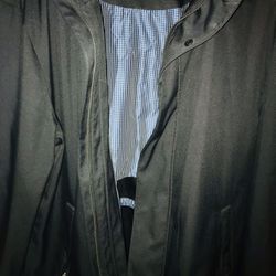 Black Armani Weatherproof Jacket-new 