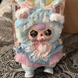 Baby Three 400% Lolita's Dream Blue Bunny plush collectible (Glazed Nocturne) 