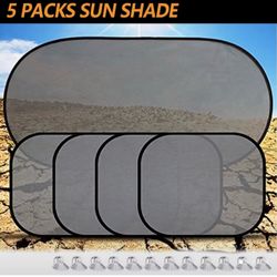 5-Pack Car Window Sun Shades
