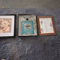 Portrait Picture Marlin Monroe Chanel No 5