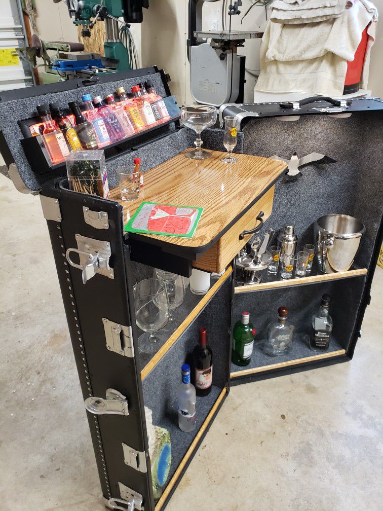 Steamer Trunk Bar $850 OBO for Sale in Skok, WA - OfferUp