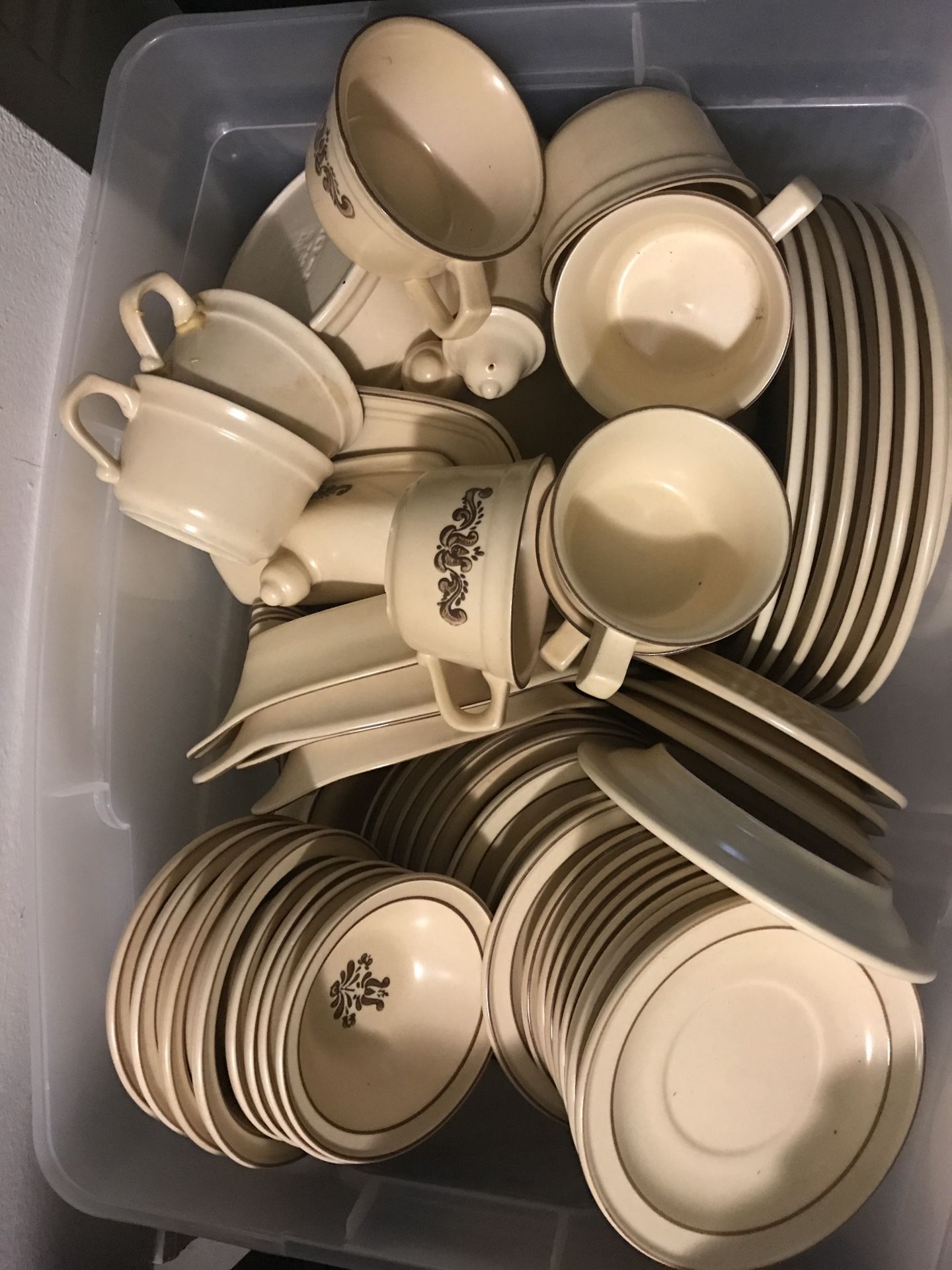 Set of over 54 Pieces China Collection In Great Condition Asking $150. Obo today