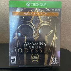 Assassin's Creed Odyssey STEELBOOK Gold Edition - Microsoft Xbox One NEW