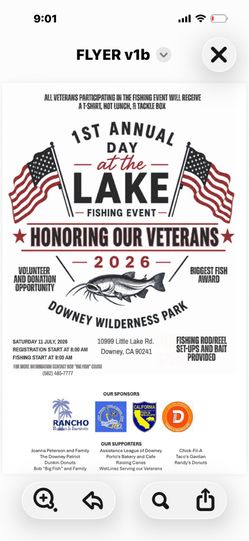 FREE Veterans Fishing Event