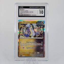 2024 POKEMON CARD MIRAIDON TEMPORAL FORCES HOLO - CGC GEM MINT 10