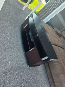 FREE Moving Sale – Sofa, L-Shaped Desk, TV Stand, Clothes & Kitchenware