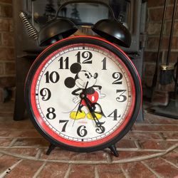 Antique Mickey Mouse Alarm Clock