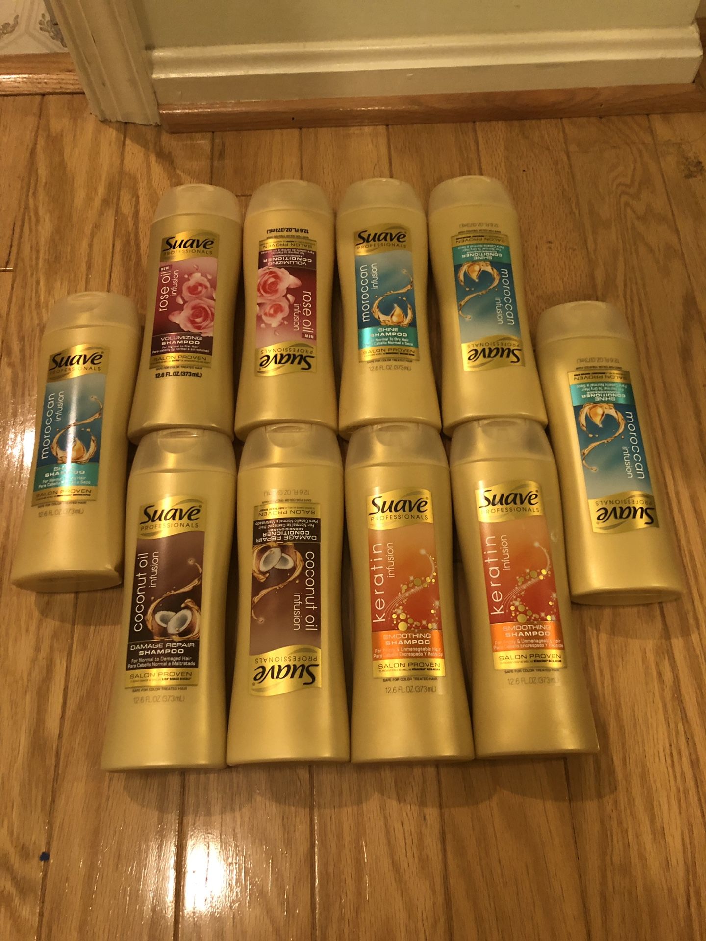 10 Suave shampoo & conditioner 12.6 fl oz.