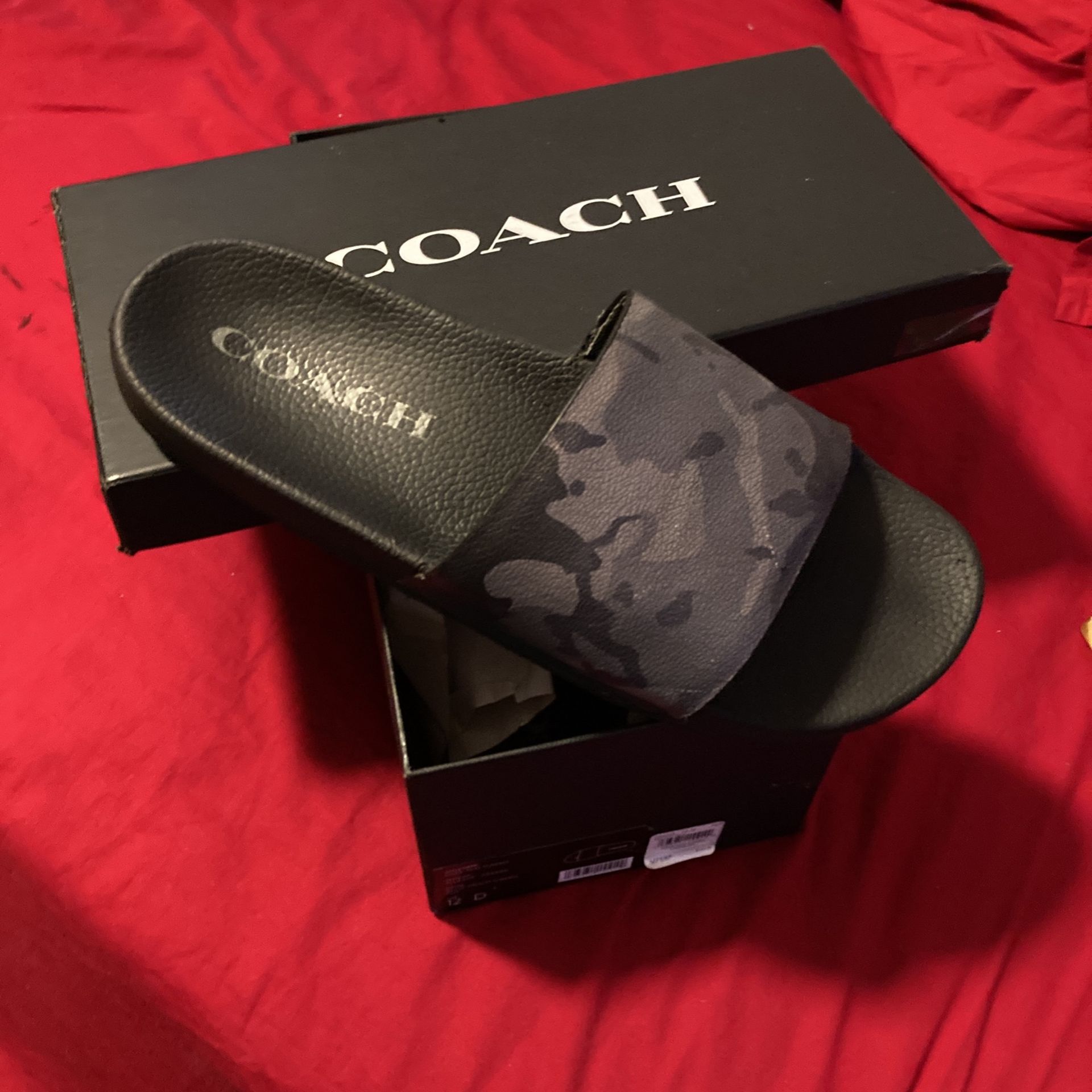 Men’s Coach sandals size 12