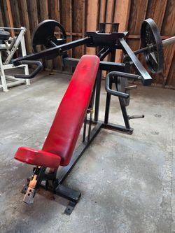 Magnum incline plate loaded press gym equipment exercise fitness weight machine