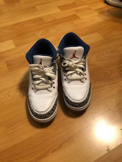 Jordan 3 retro True Blue GOOD CONDITION Size 7