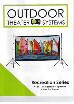 Outdoor Theatre System  NEW